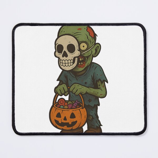 Item preview, Zombie in Skull Mask – Trick or Treat Halloween designed and sold by EchoDimension.