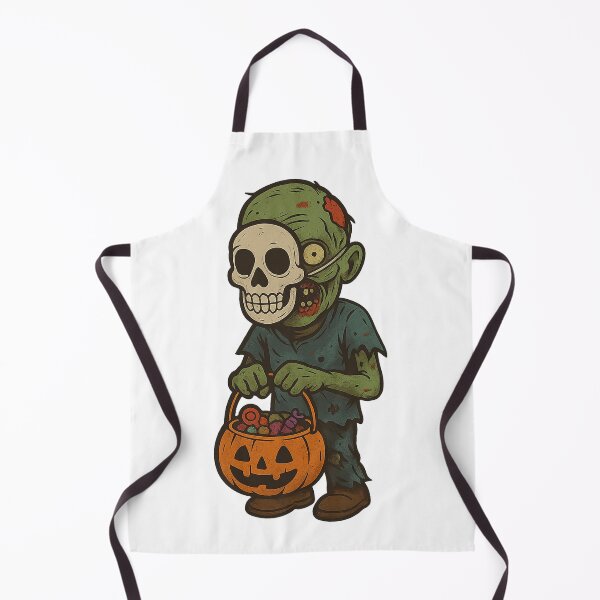 Item preview, Zombie in Skull Mask – Trick or Treat Halloween designed and sold by EchoDimension.