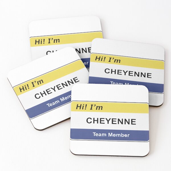 Item preview, Superstore Cheyenne Name tag designed and sold by doodlesbylinds1.