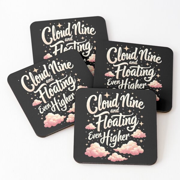 Item preview, Cloud Nine and Floating Even Higher – Inspirational Quote T-Shirt designed and sold by LR Vibe Studio.