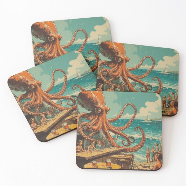 Item preview, Angry Octopus  - Ocean’s samurai designed and sold by Exitsolara.