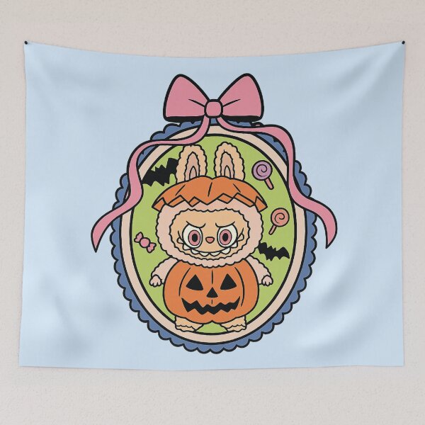 Item preview, Labubu with pumpkin designed and sold by YChangShop.