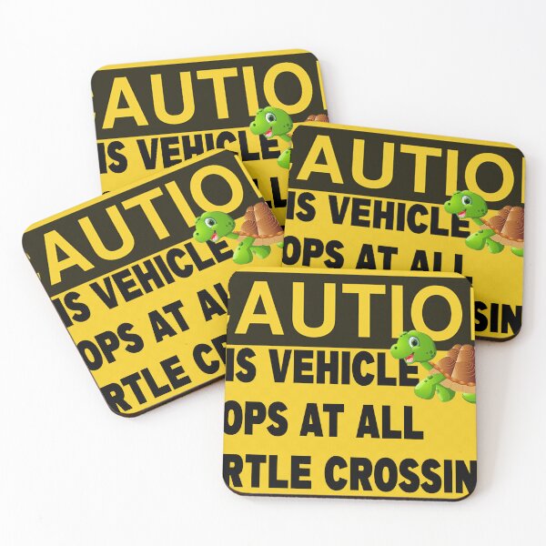 Item preview, CAUTION THIS VEHICLE STOPS AT ALL TURTLE CROSSINGS designed and sold by CRINGEWORTHY TEES.