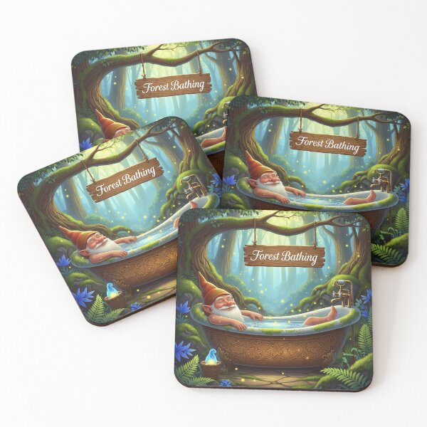Item preview, Forest Gnome Forest Bathing Fantasy designed and sold by kornkobart.