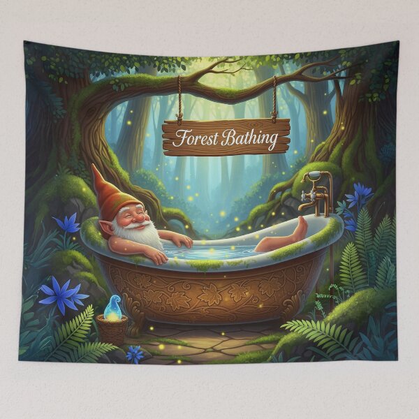 Item preview, Forest Gnome Forest Bathing Fantasy designed and sold by kornkobart.