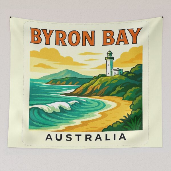 Item preview, Byron Bay, Australia — Coastal Lighthouse designed and sold by Myra365Art.