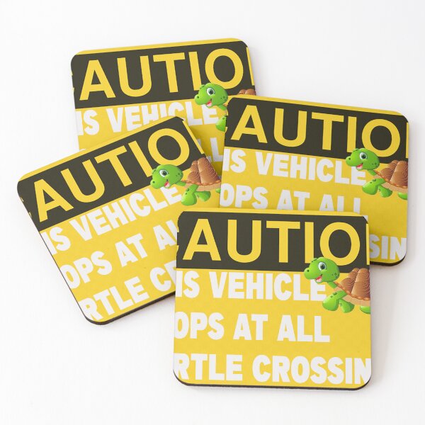Item preview, CAUTION THIS VEHICLE STOPS AT ALL TURTLE CROSSINGS designed and sold by CRINGEWORTHY TEES.