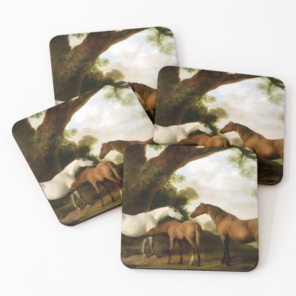 Item preview, George Stubbs - Two Mares and a Foal designed and sold by Jon-Baran.