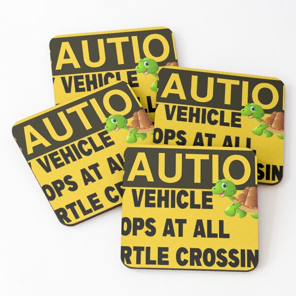 Item preview, CAUTION MY VEHICLE STOPS AT ALL TURTLE CROSSINGS designed and sold by CRINGEWORTHY TEES.