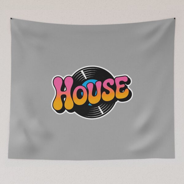 Item preview, House Retro Vinyl Style designed and sold by VibrArtco.
