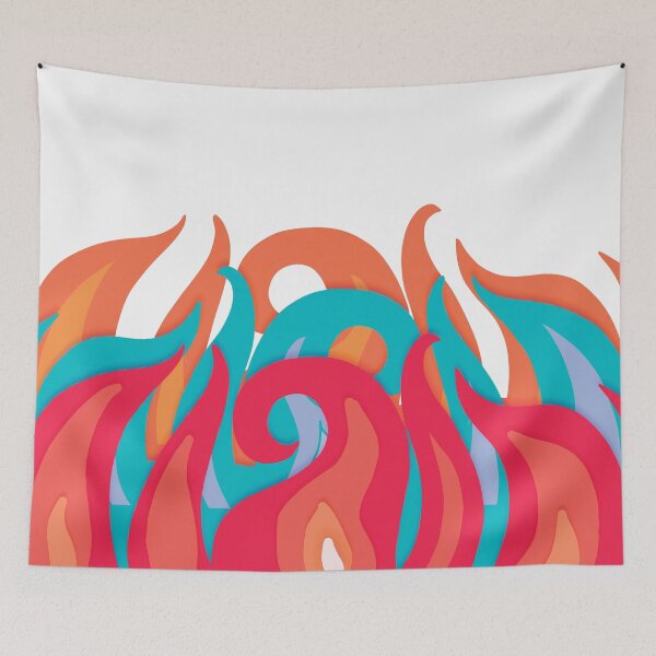 Item preview, Retro Flames designed and sold by Karin Taylor.