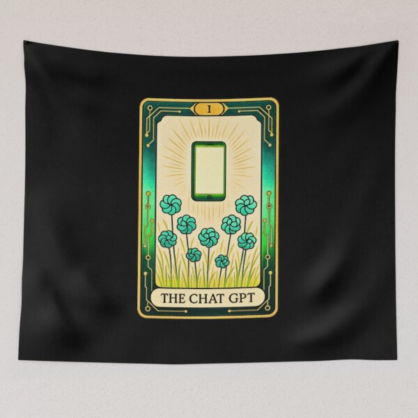 Item preview, Tarot Card The Chatbot  designed and sold by AnotherFemaleHuman.
