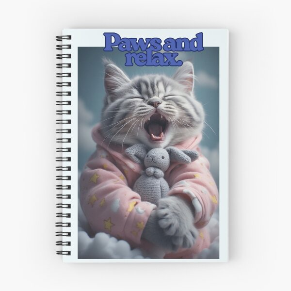 Item preview, Sleepy Cat – Kitten in Nightcap designed and sold by annaaires.