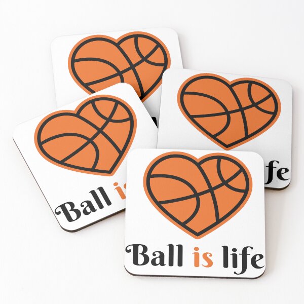Item preview, Ball is Life Basketball Typography Art | Sports Passion Design | Basketball Lover Quote Poster designed and sold by TialCorner.