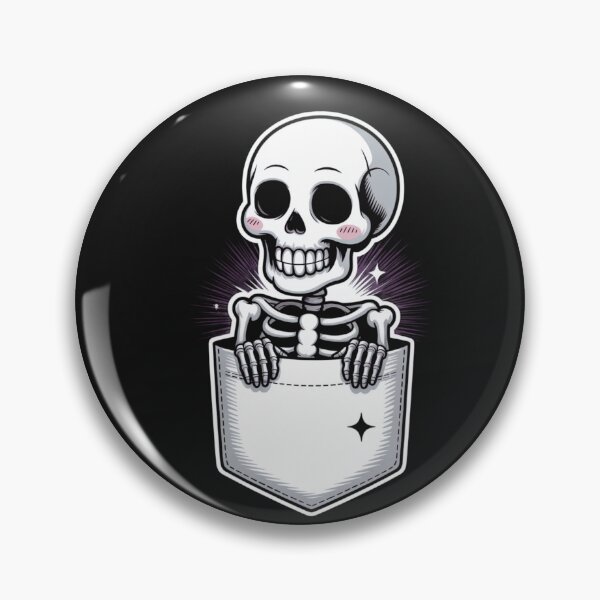 Artikelvorschau, Bestseller - Pocket Skull - Neuerscheinung entworfen und verkauft von LMG Boutique.