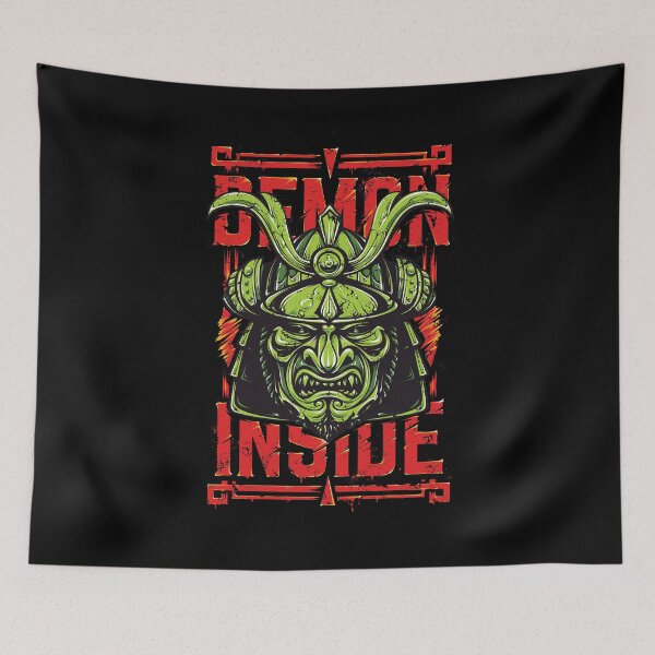 Item preview, Demon Samurai Illustration designed and sold by DesignsbyChino.