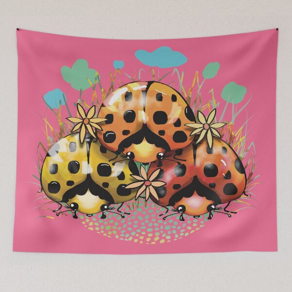 Item preview, Ladybird Picnic Pyramid Springtime Soiree designed and sold by Karin Taylor.