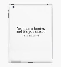 oh tom iPad Case/Skin