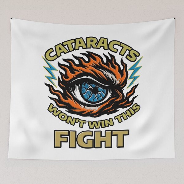Item preview, Cataracts Won’t Win This Fight – Eye Health designed and sold by Eyepatch-Jacks.