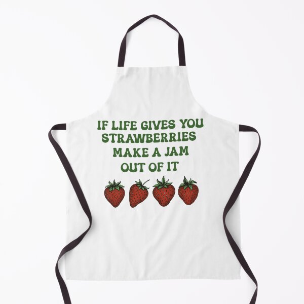 Item preview, If Life Gives You Strawberries Make Jam – Funny Strawberry Pun Design designed and sold by JERUK POPSICLE.