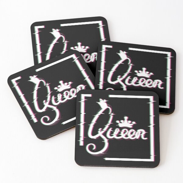 Item preview, Queen Glitch Text designed and sold by DesignsbyChino.