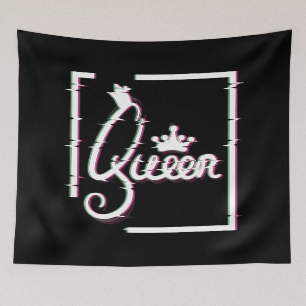 Item preview, Queen Glitch Text designed and sold by DesignsbyChino.