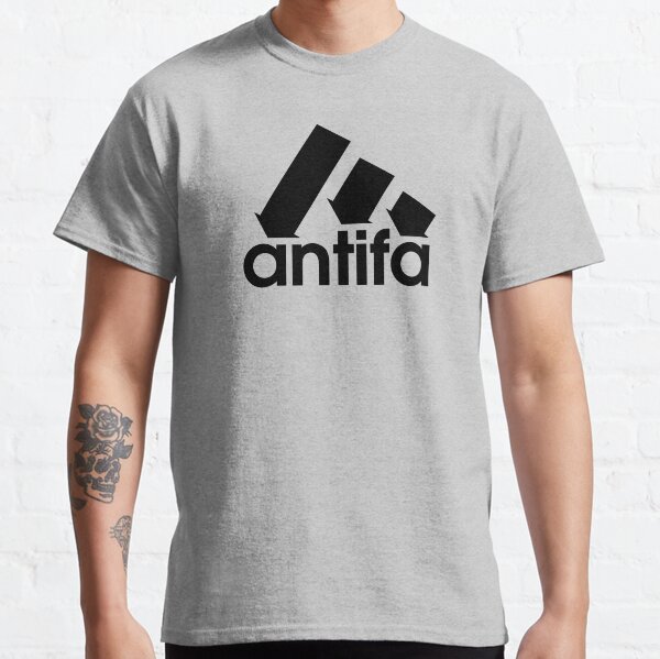 Vista previa del artículo con la obra «Antifa», diseñado y vendido por thomasesmith.