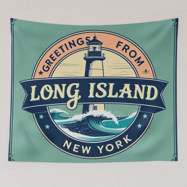 Item preview, Greetings from Long Island designed and sold by FitEnvy.