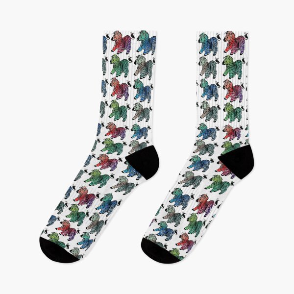 Item preview, Black and White and Rainbow All Over designed and sold by rikkuriffic.