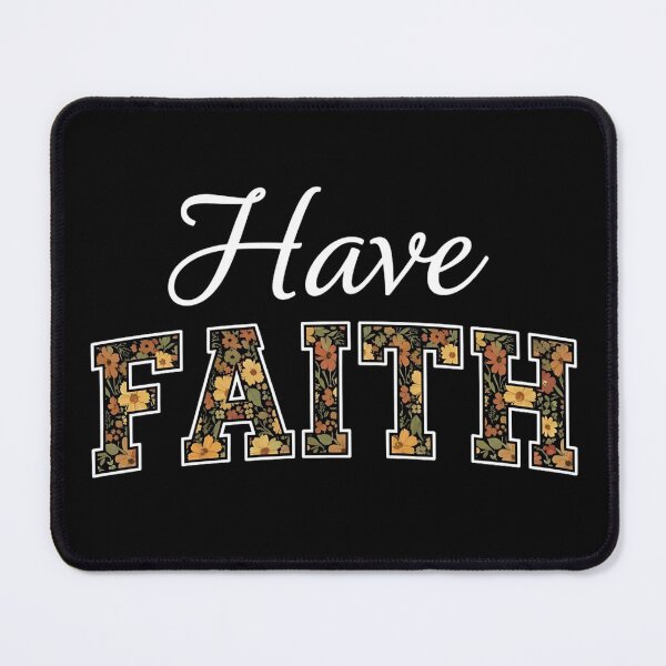 Item preview, Have Faith Floral Varsity Christian designed and sold by Adorare-Co.