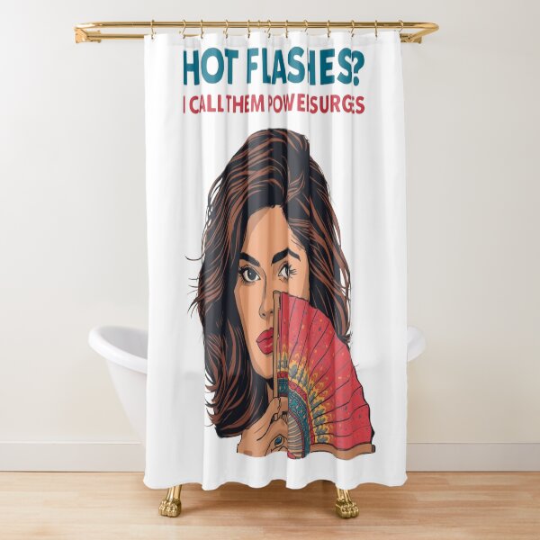 Item preview, Hot Flashes Power Surges – WDNC Perimenopause Humor Art designed and sold by jelonkaa.
