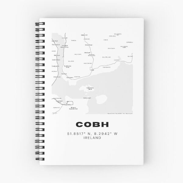 Item preview, Cobh Ireland Map Art | Minimalist Coastal Town Print designed and sold by RM-Journey.