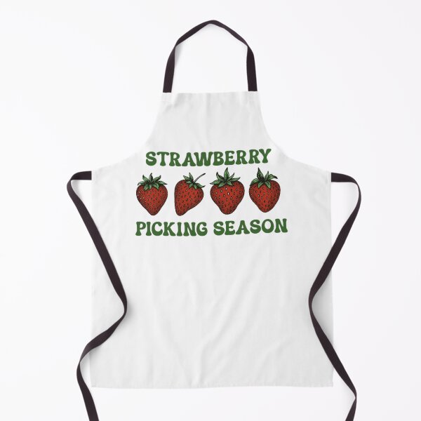 Item preview, Strawberry Picking Season Retro Fruit Illustration designed and sold by JERUK POPSICLE.