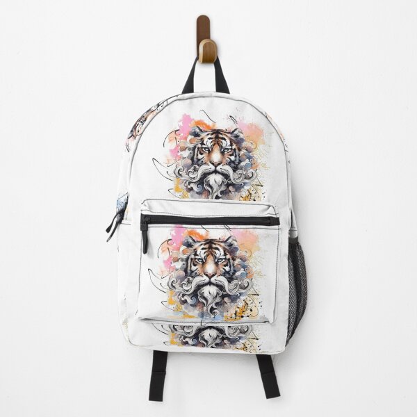 Item preview, Neo-Traditional Tiger designed and sold by Nacho Average Designs.