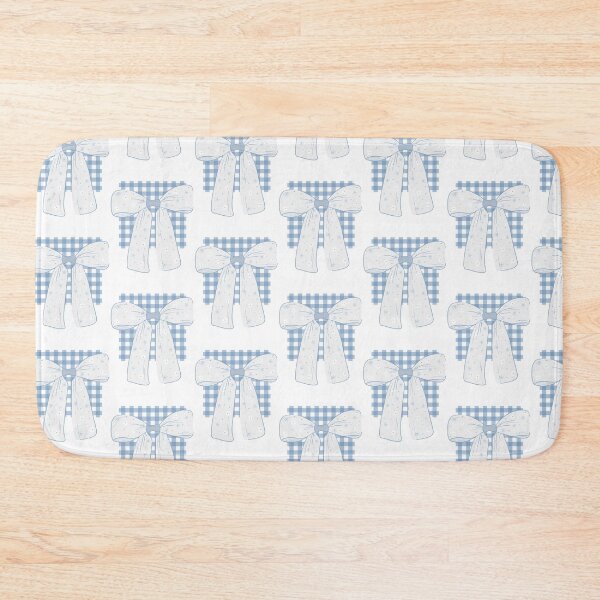 Item preview, Blue Gingham Bow designed and sold by The Painted Topaz.