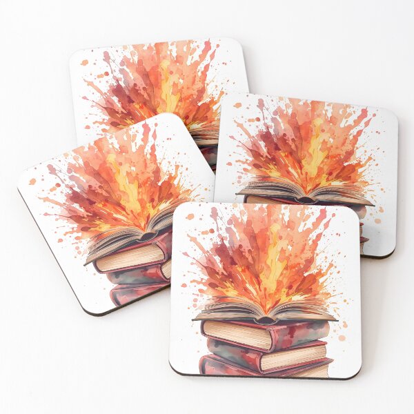 Item preview, Libros Acuarelas Rojo designed and sold by The Dream Lab.
