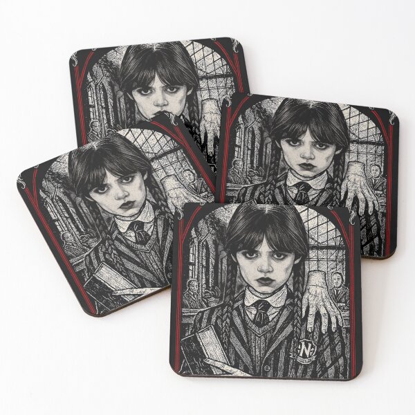 Item preview, Gothic Wednesday Addams Art – Dark Academia Style designed and sold by Primeprints92.