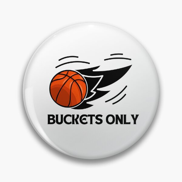 Item preview, Buckets Only Basketball Design | Flaming Basketball Art | Basketball Scoring Typography Poster designed and sold by TialCorner.