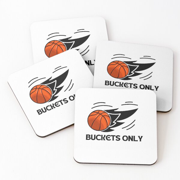 Item preview, Buckets Only Basketball Design | Flaming Basketball Art | Basketball Scoring Typography Poster designed and sold by TialCorner.