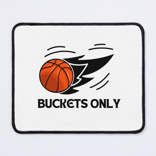 Item preview, Buckets Only Basketball Design | Flaming Basketball Art | Basketball Scoring Typography Poster designed and sold by TialCorner.