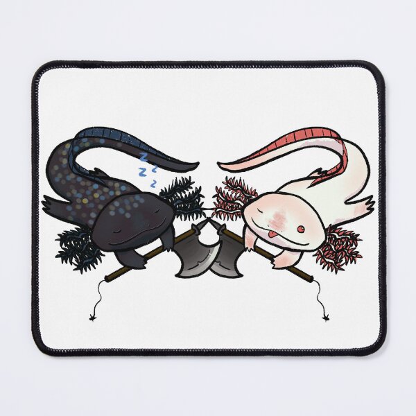 Item preview, Axes and Axolotls - Doubles designed and sold by rikkuriffic.