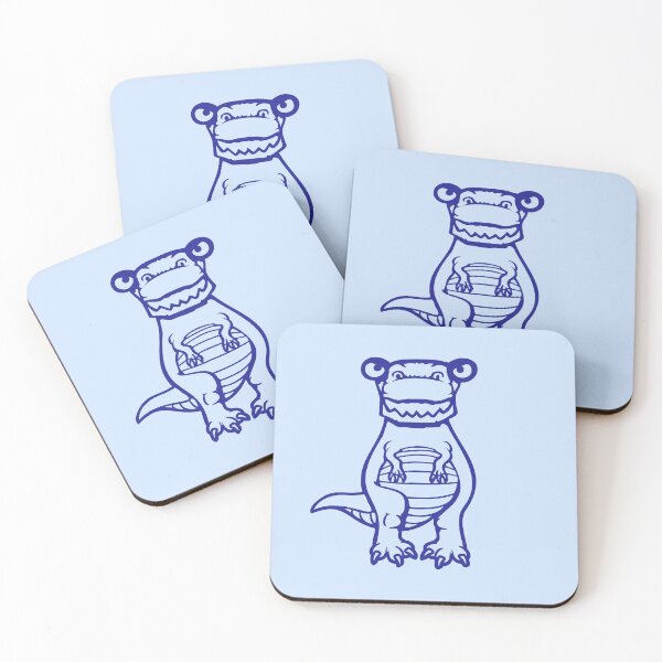 Item preview, Evil T-Rex Tyrannosaurus Rex Grinning Smiling Comic Funny designed and sold by shirt-o-mat.