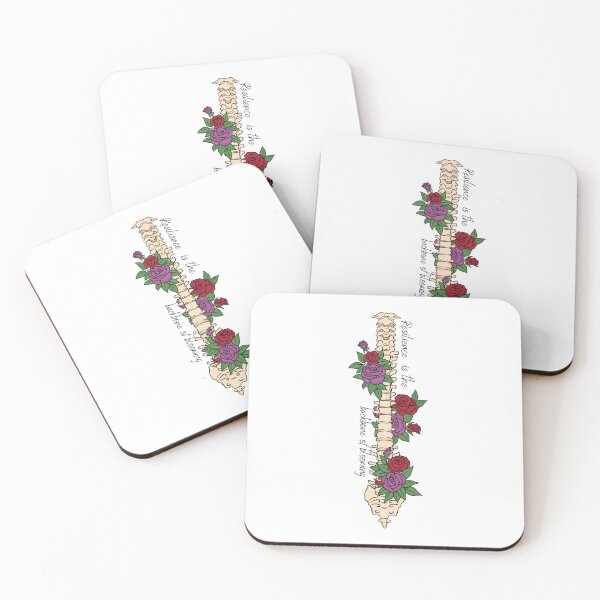 Item preview, Resilience Spine and Roses- Inspirational Anatomical Art designed and sold by LTG Customs.