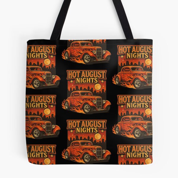 Artikelvorschau, Heiße Augustnächte Vintage Hot Rod City Skyline Design entworfen und verkauft von Abidel.