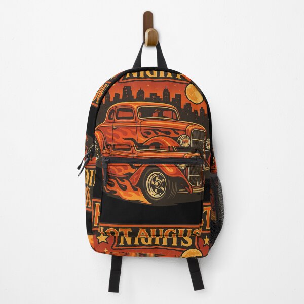 Item preview, Hot August Nights Vintage Hot Rod City Skyline Design designed and sold by Abidel.