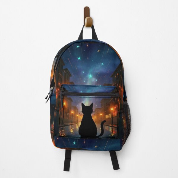 Item preview, Starfall Watcher - Feline Protector (NO TEXT)  designed and sold by CleverCulture.