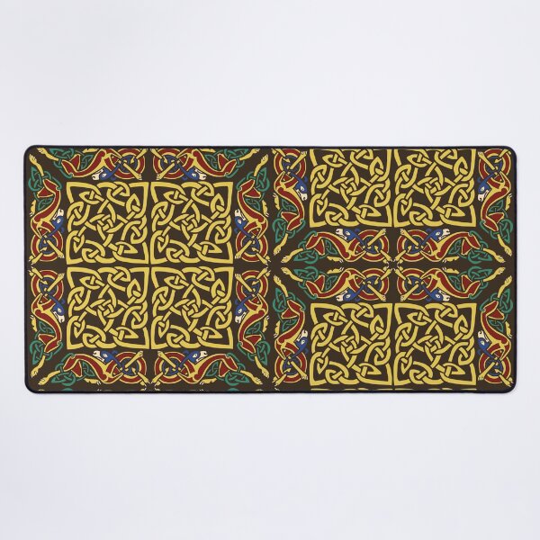 Item preview, Gold Knotwork Squares and Hounds Border designed and sold by Aakheperure.