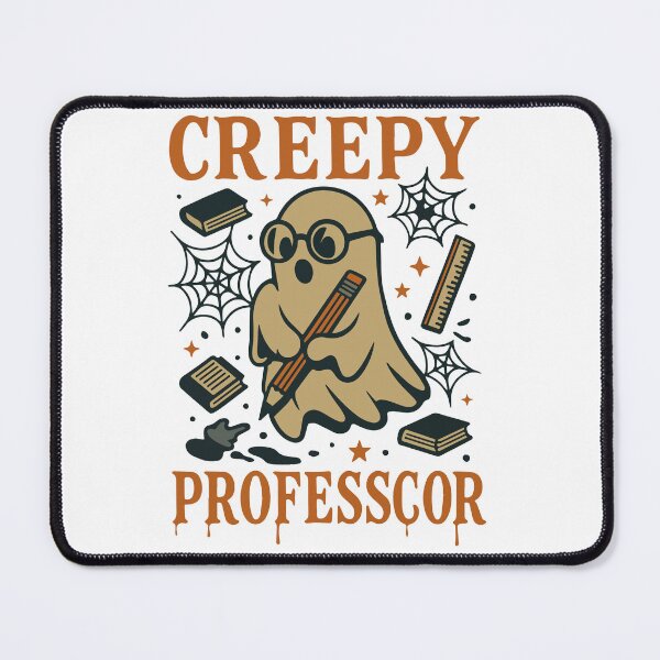 Item preview, Creepy Professor Ghost Halloween Design designed and sold by VArtInnovation.