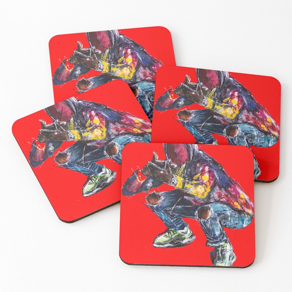 Item preview, Coasters (Set of 4) designed and sold by DaGraphixPlug.