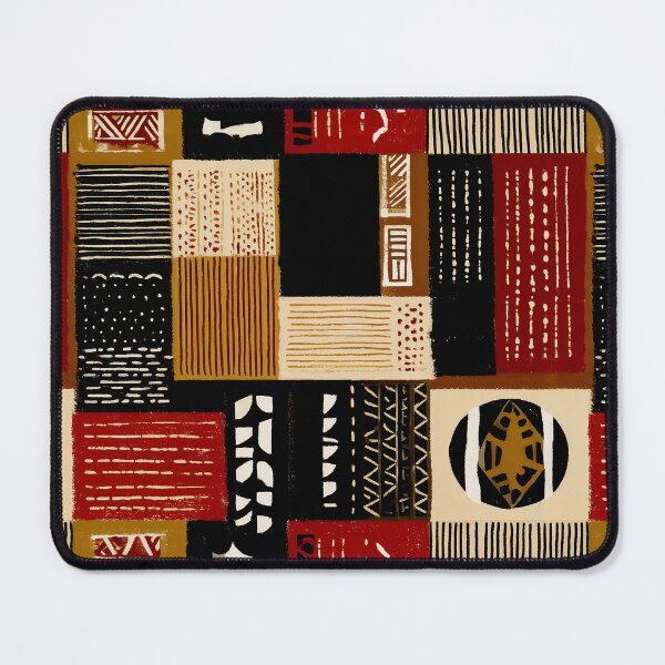 Item preview, Earthy Tribal Patchwork – African Mudcloth Inspired Pattern designed and sold by Salote Faotusia.